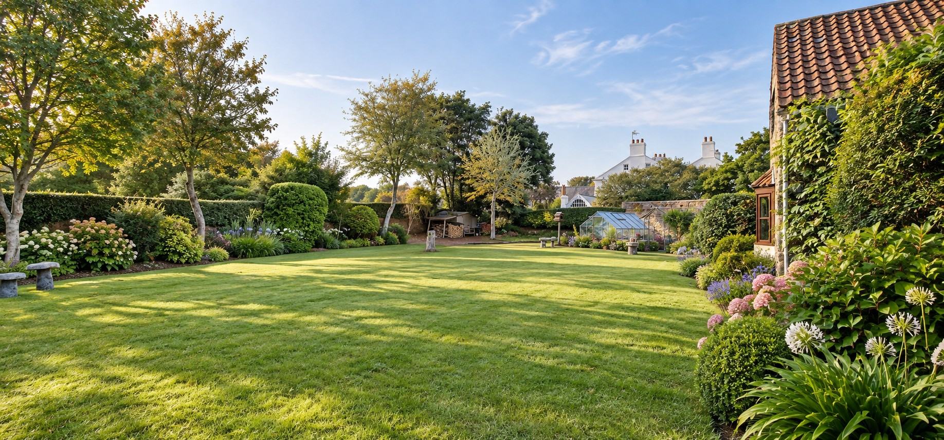 The Main Garden at Les Buttes